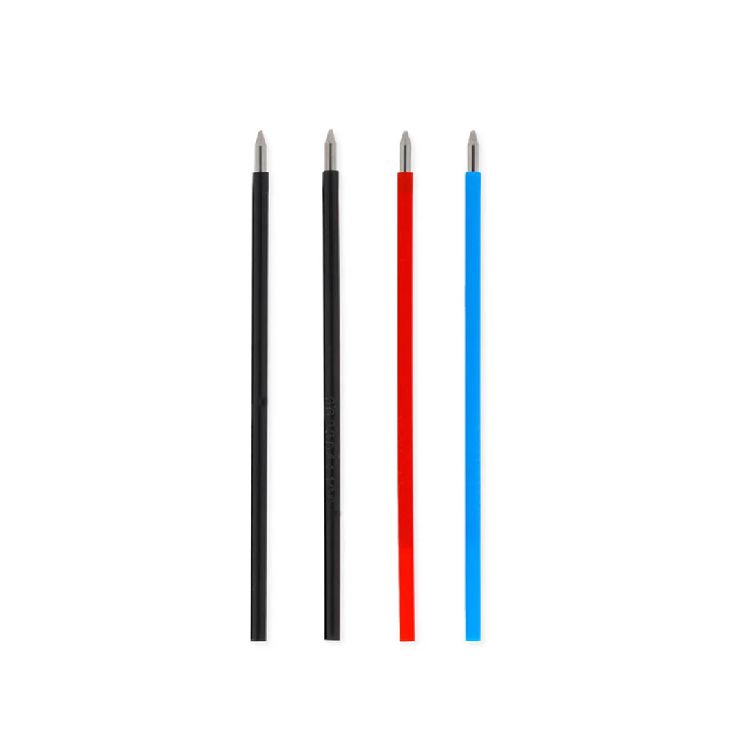 Balpen vulling Legami Refill for 3 Colours Erasable Pen, gel, zwart/rood/blauw