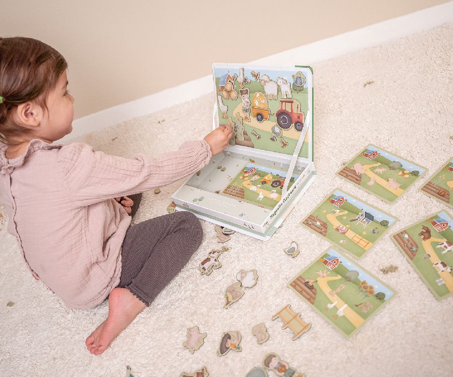 Magnetisch speelgoed Little Dutch Magnetisch speelbord | Little Farm