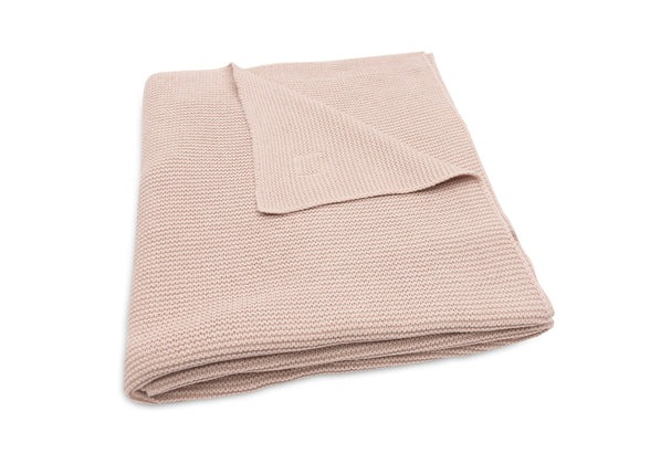 Deken Jollein, geschikt voor babybed 60x120/babybed 70x140 | Basic Knit wild rose