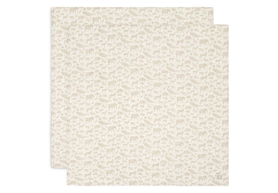 Tetra doek Jollein Small | Animals nougat