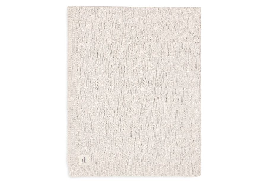 Deken Jollein, geschikt voor wieg/draagmand/park | Grain Knit oatmeal