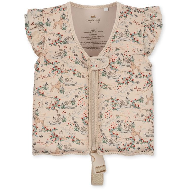 Zwemvest & puddle jumper Konges Slojd, Neoprene swim frill vest, 15 kg- 20 kg