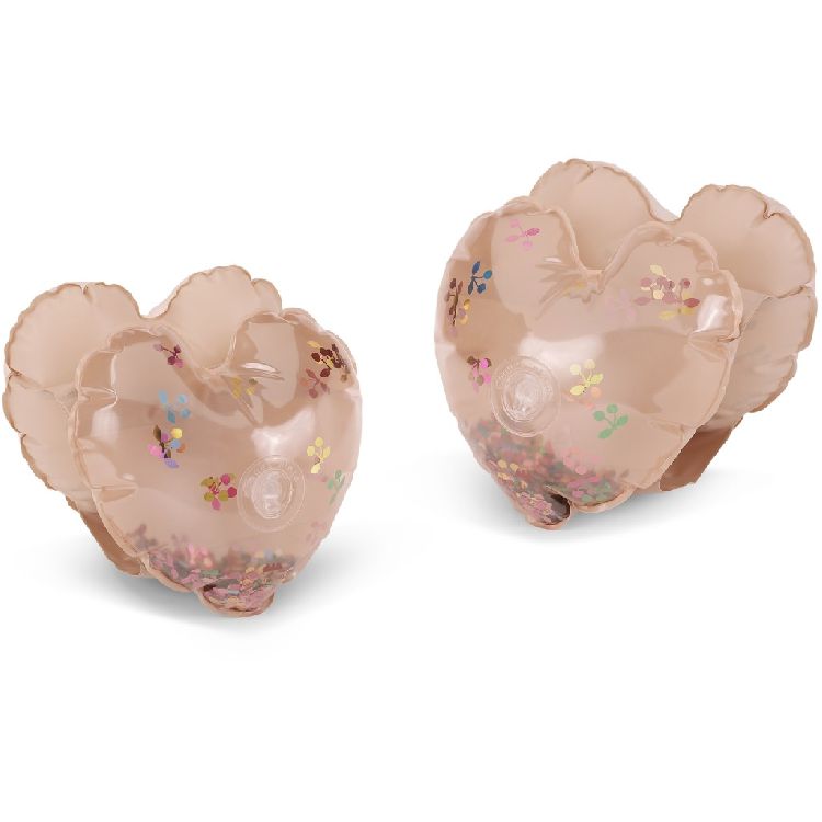 Zwembandjes Konges Slojd, Water Wings Heart Transparent, 19 kg- 30 kg