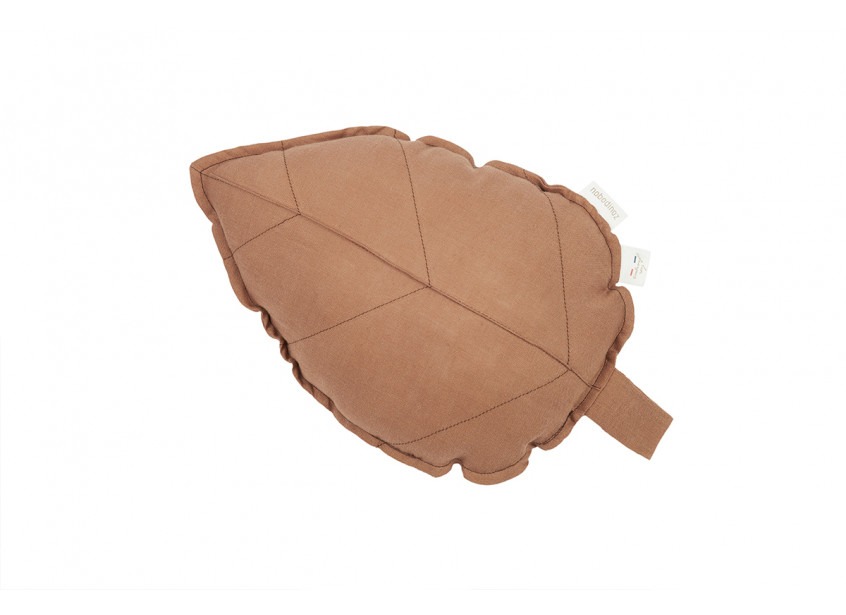 Sierkussen Nobodinoz Leaf Cushion, kussen met vaste sloop | L1N0