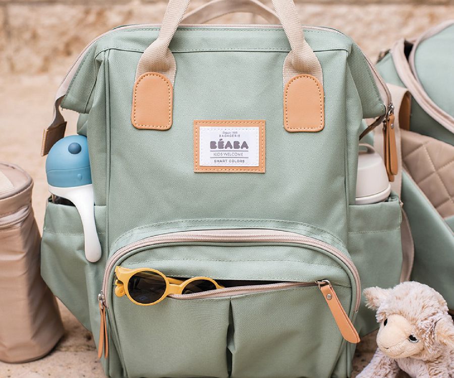 Verzorgingstas Beaba Backpack Wellington, rugzak met luiermat