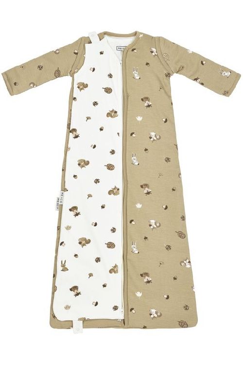 Slaapzak Meyco Baby, 18/24 maanden, 3.0 TOG | Forest Animals sand