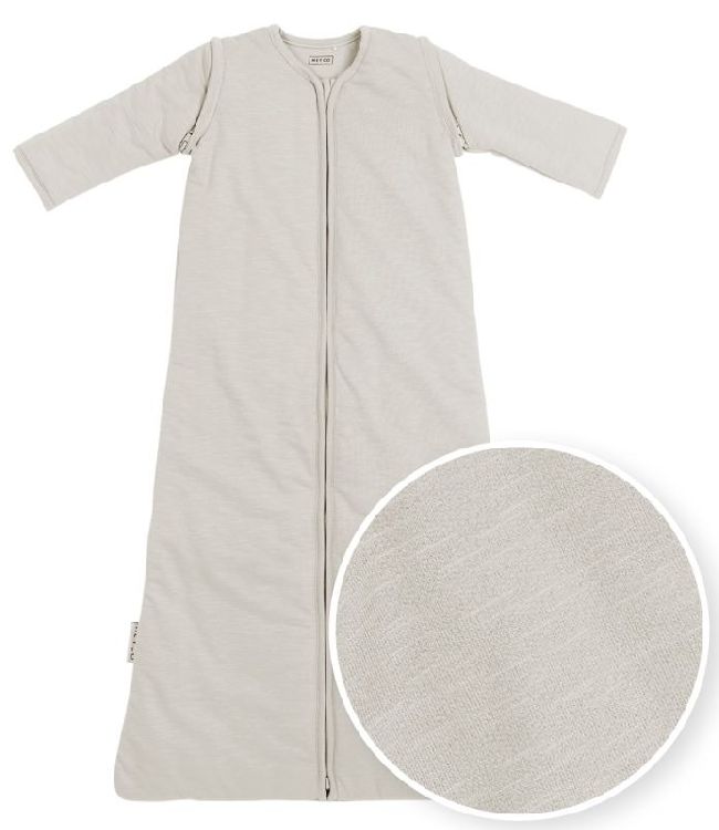 Slaapzak Meyco Baby, 9/12 maanden, 2.5 TOG | Slub greige