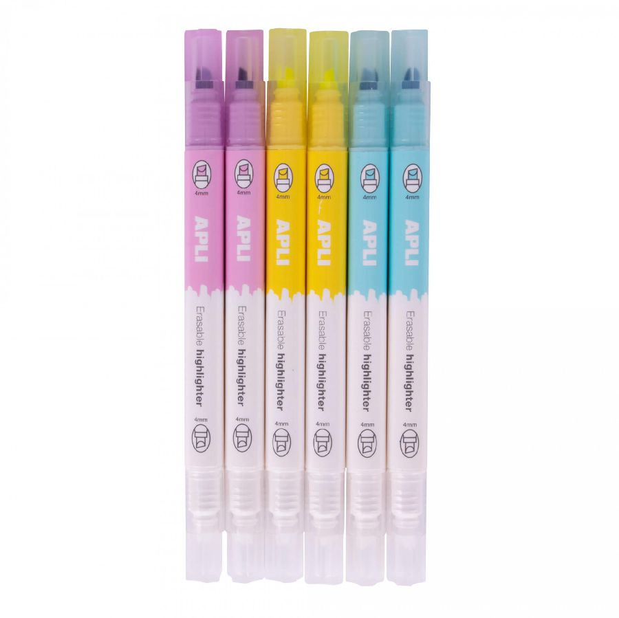 Stift Apli Erasable Markers, tekstmarker