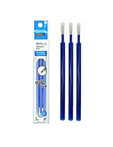 Vulling ERASABLE PEN COLORINO 3 stuks Blauw