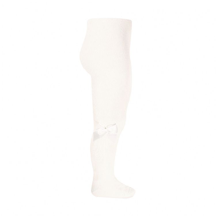 Kousen Condor Cotton Tights With Side Grosgrain Bow, broekkousen