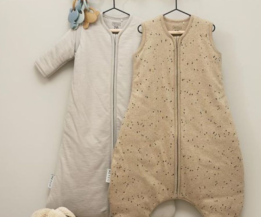 Slaapzak Meyco Baby, 9/12 maanden, 2.5 TOG | Slub greige