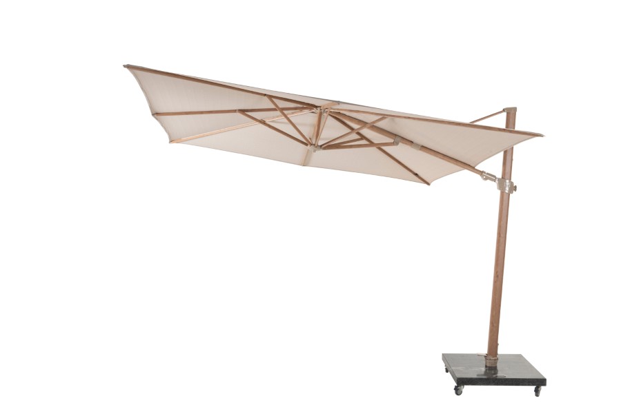 Parasol 4 Seasons Outdoor, Siesta Premium, sand, 300 x 300 x 275 cm