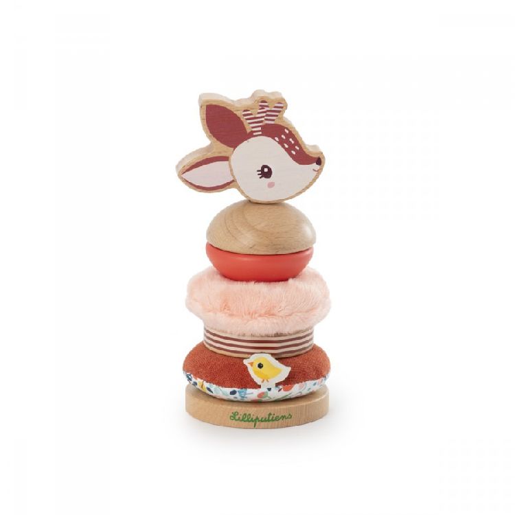 Stapelspeelgoed Lilliputiens Stapelpiramide Stella | stapelringen