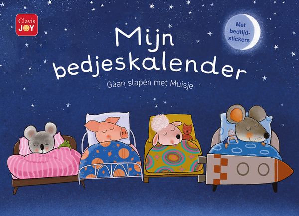 Kalender Clavis Mijn Bedjeskalender - Gaan Slapen Met Muisje, beloningskalender | Muisje