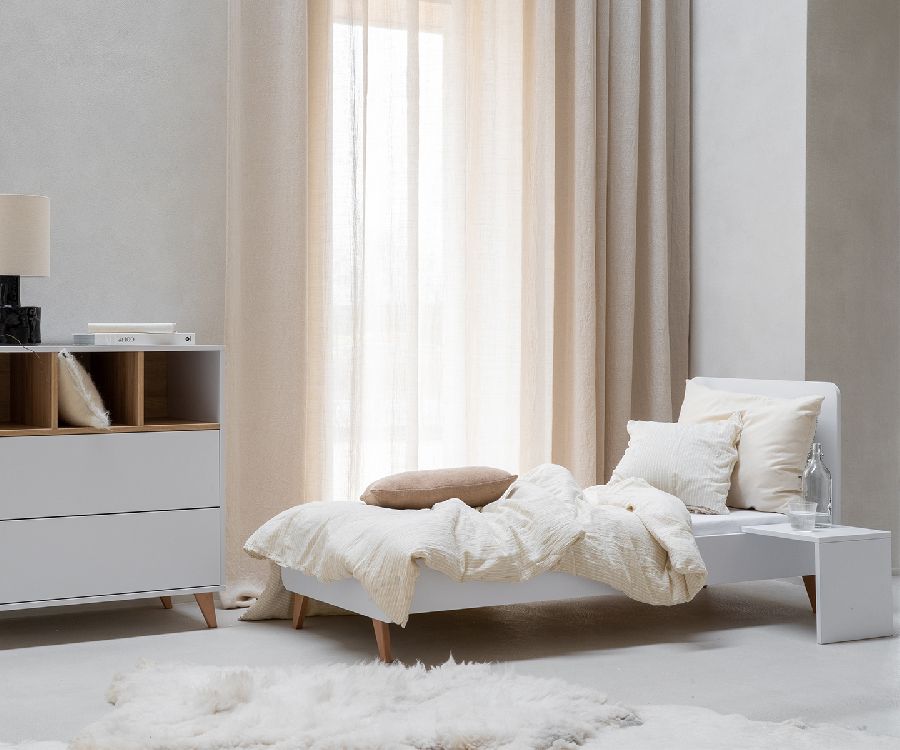 Uitbreidingsset bed Junior Kit Quax, voor Loft White babybed 70x140 naar juniorbed 70x170