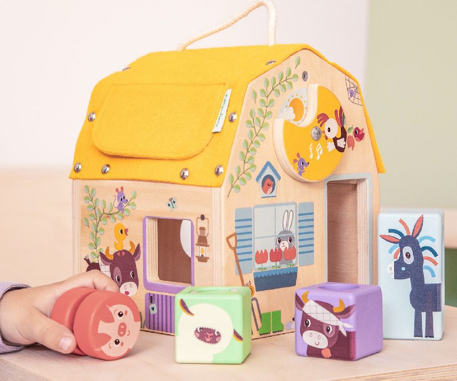 Vormenstoof Lilliputiens Ontdekkingshuis geluid en vormen