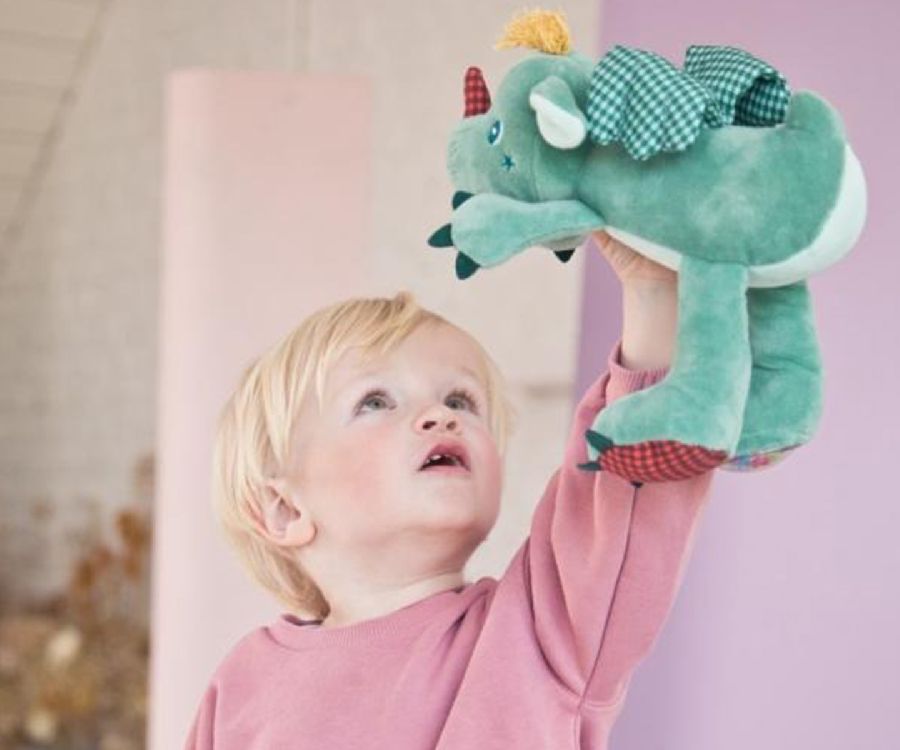 Activiteitenknuffel Lilliputiens, Vliegt-geluidsdraak | Joe