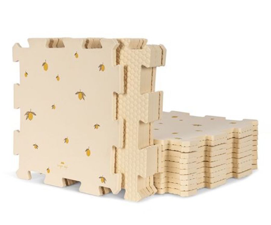 Puzzelmat Konges Slojd Foam Mat Lemon