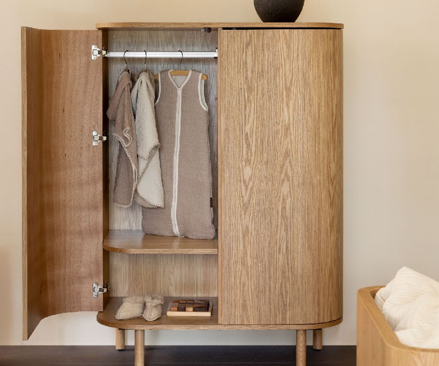 Kast Quax, Yume Natural Ash, Yume Natural Ash Wardrobe, 2-deurs