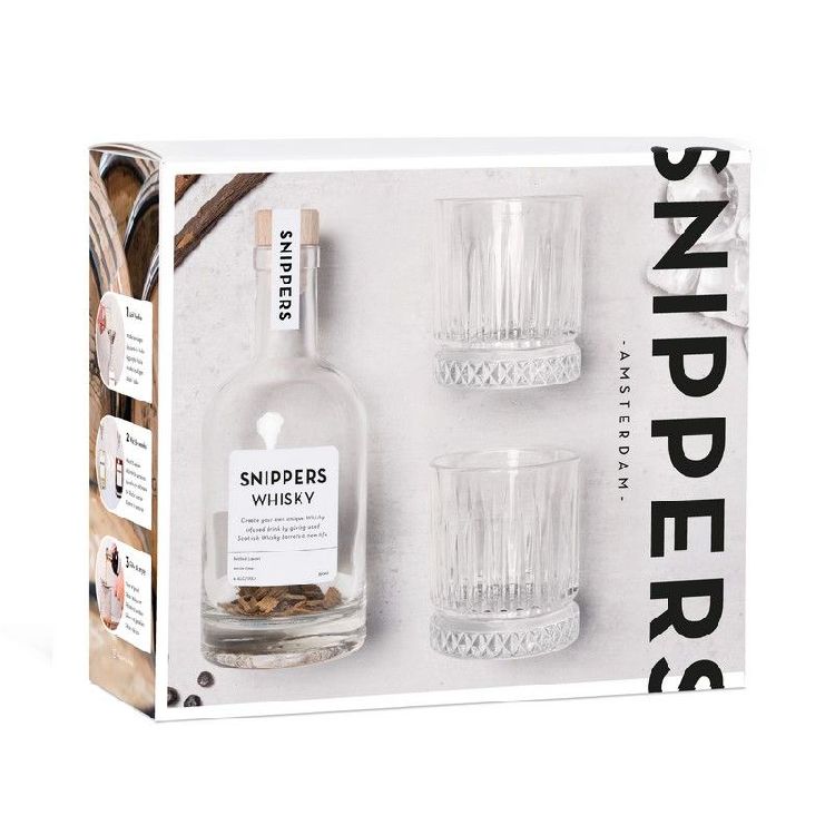 Cocktailset Snippers, Gift Pack Whisky 2 Glasses