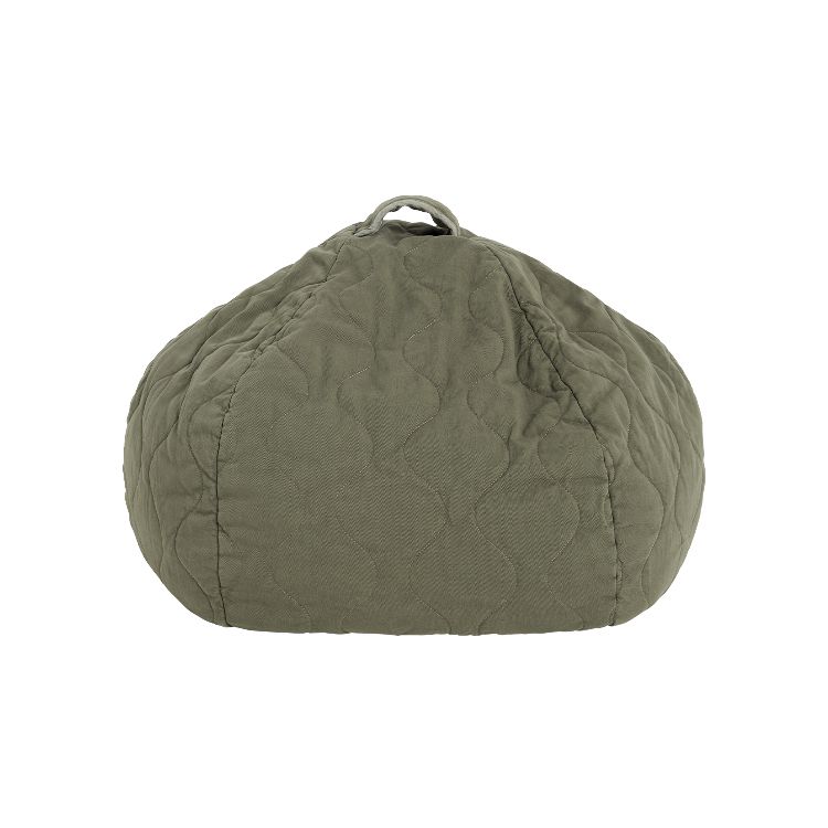 Poef Nobodinoz, Quilted Round Beanbag | Landscape