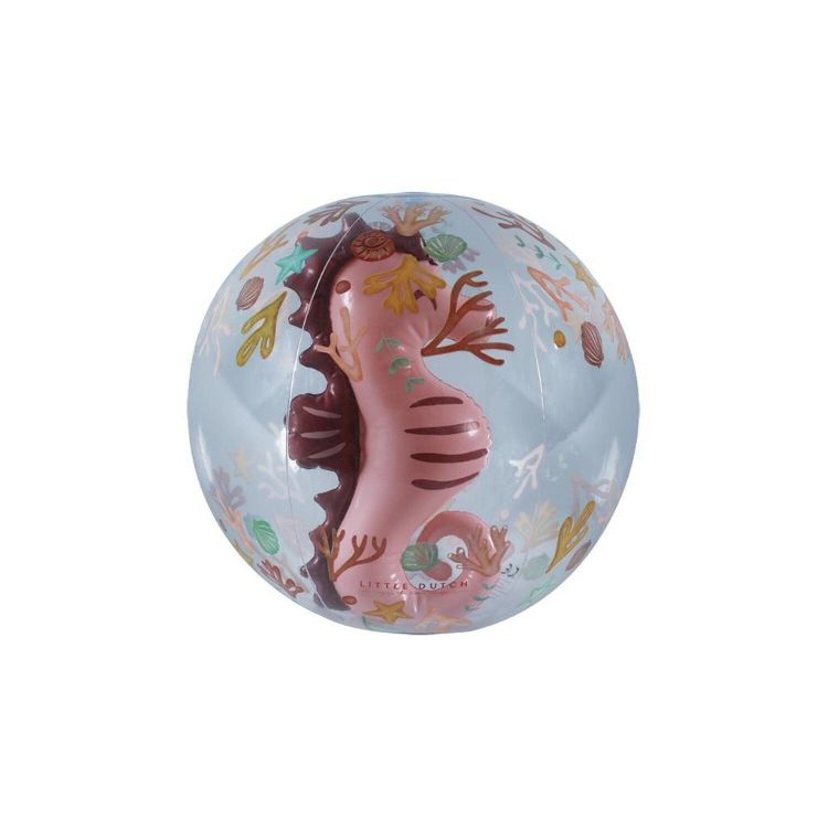 Strandspeelgoed Little Dutch, Beachball 3D Figure | Ocean Dreams pink