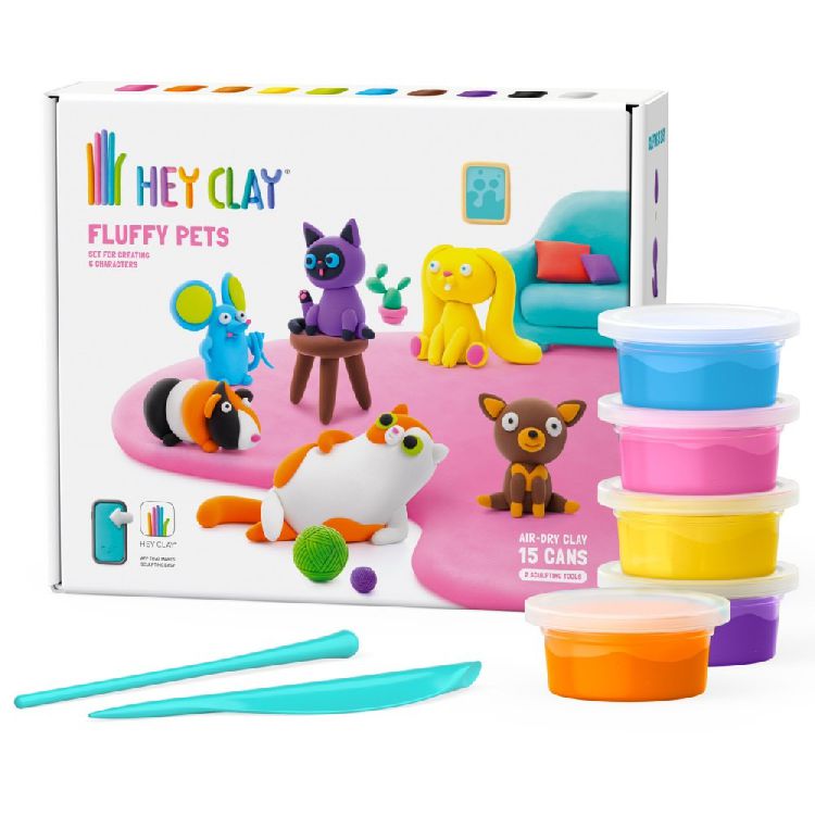 Speeldeeg Hey Clay Fluffy Pets