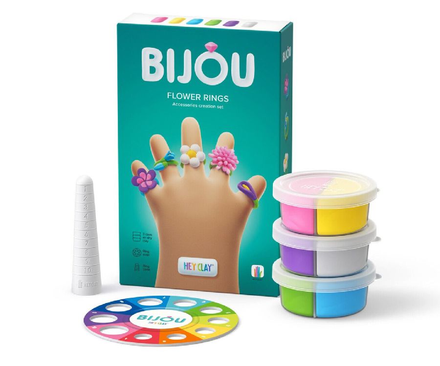 Speeldeeg Hey Clay Bijoux Rings Flower