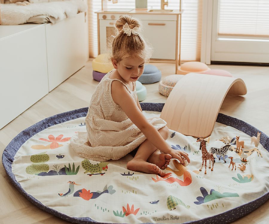 Speeltapijt zonder speelboog Play & Go Double printed | Noomad Original