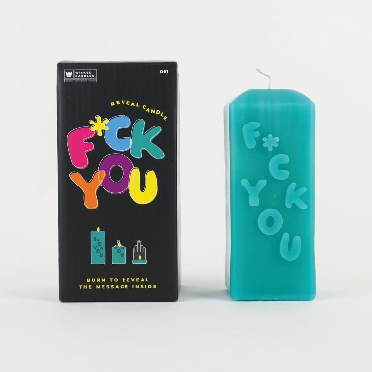 Kaars Gift Republic, Swearing Candle, stompkaars