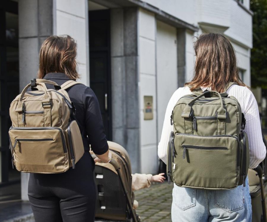 Verzorgingstas Pericles, rugzak met luiermat, geschikt voor Pericles Crios 4.0/XS 3.0/Juno/Juno 2.0/Noa