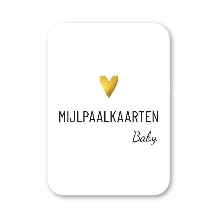 Prentenboek & -kaarten Lifestyle2Love Mijlpaalkaarten Baby | mijlpaalkaarten