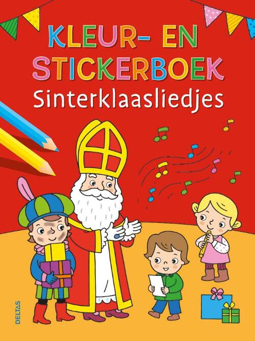 Kleurboek DELTAS Kleur- en stickerboek Sinterklaasliedjes