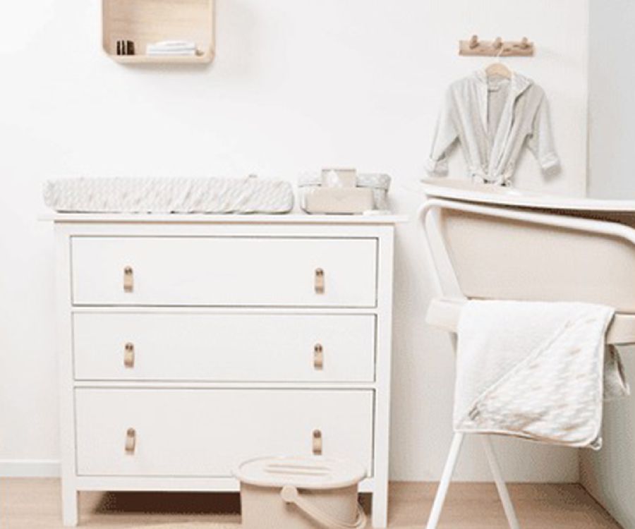 Bad Bébé-Jou Thermo bath click | Taupe