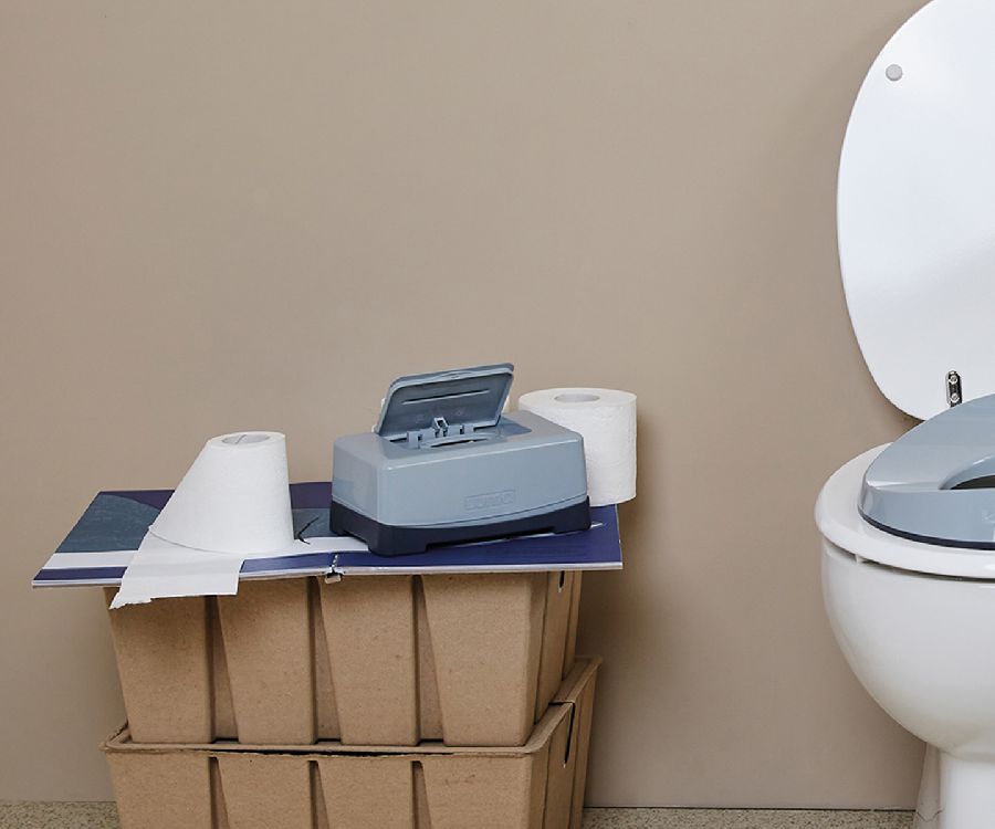 Box voor doekjes Luma Easy wipe box | Iron Blue