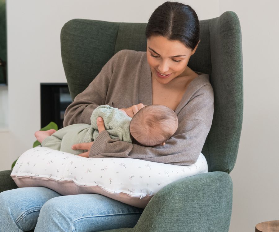 Positioneringskussen Doomoo Softy | Flower pink