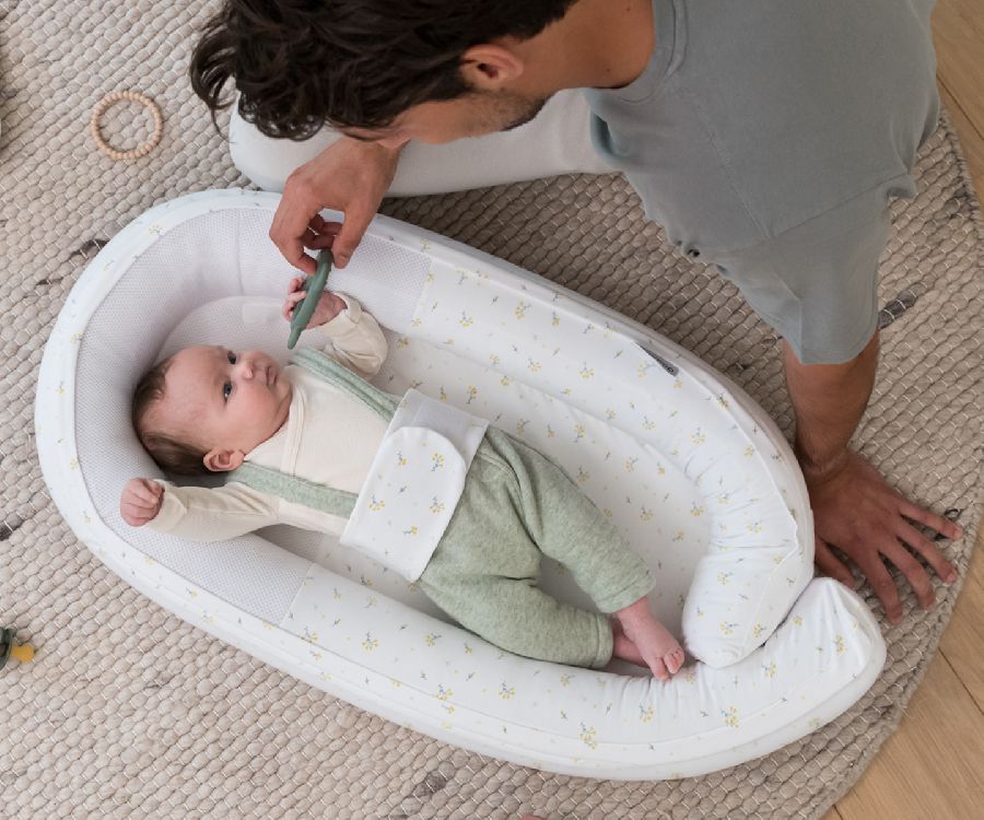 Babynest Doomoo Cocoon | Flower yellow
