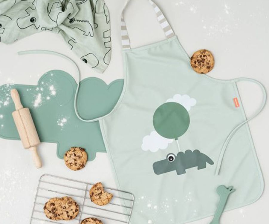 Schort Done by Deer Happy Clouds | Waterproof Kids Apron