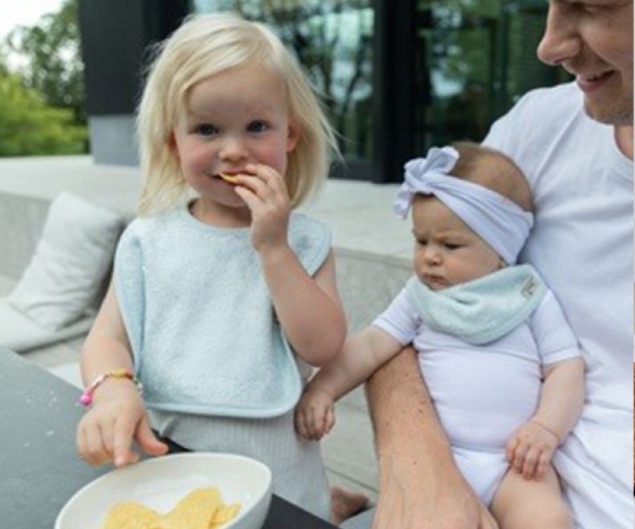 Slabbetje Timboo Bamboo | Timboo riviera blue