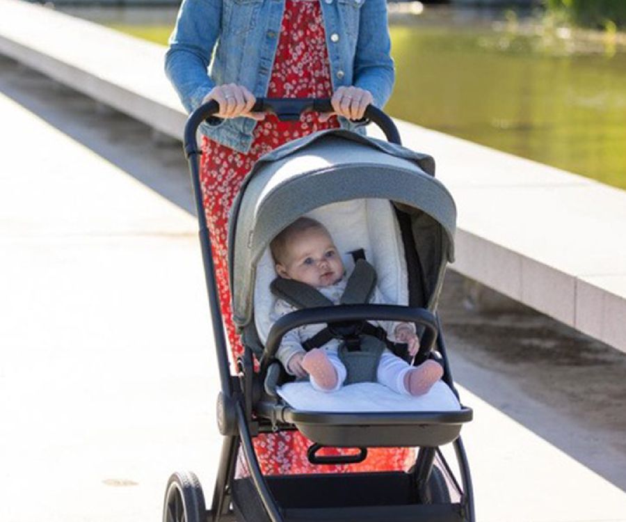 Inlegkussen Pericles, geschikt voor buggy/wandelwagen Pericles Crios 4.0/Crios 3.0/Juno/XS 3.0/Noa/Juno 2.0 | Teddy macchiato