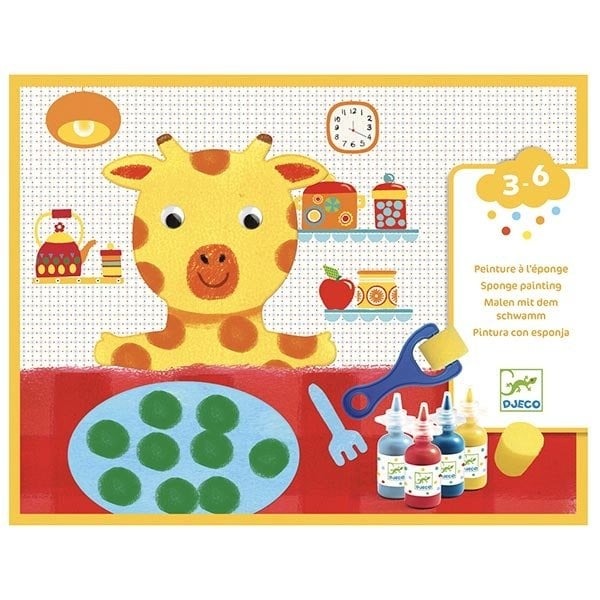 Verfmateriaal Djeco Cuddly toy adventures | Painting