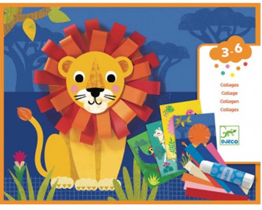 Knutselmateriaal Djeco Animal loops | Collages