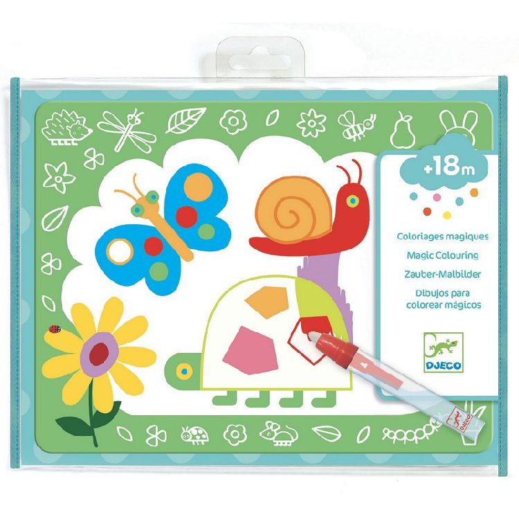 Waterboek & -kaarten Djeco Magic scribbles