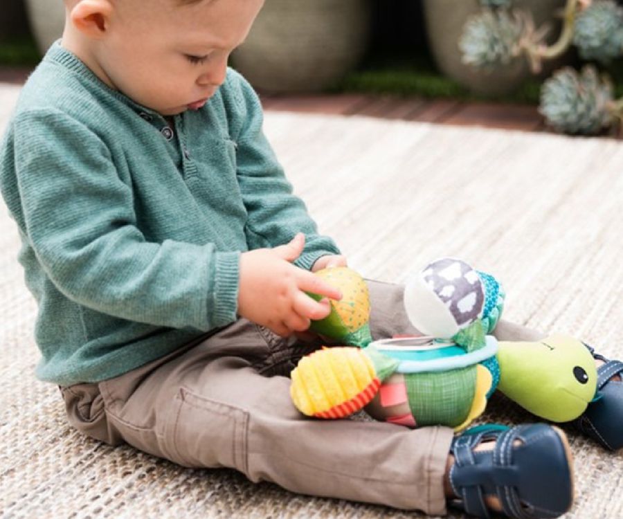 Speelfiguur Infantino Mirror pal turtle