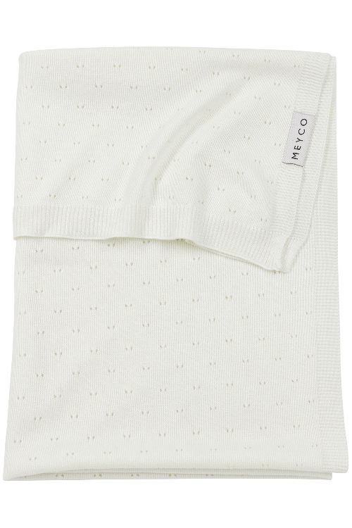 Deken Meyco Baby Bamboe, geschikt voor wieg/draagmand/park | Ajour offwhite
