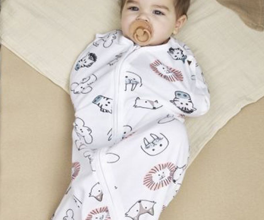 Inbakeren Meyco Baby Cocoon, 4 - 8 maand | Animal