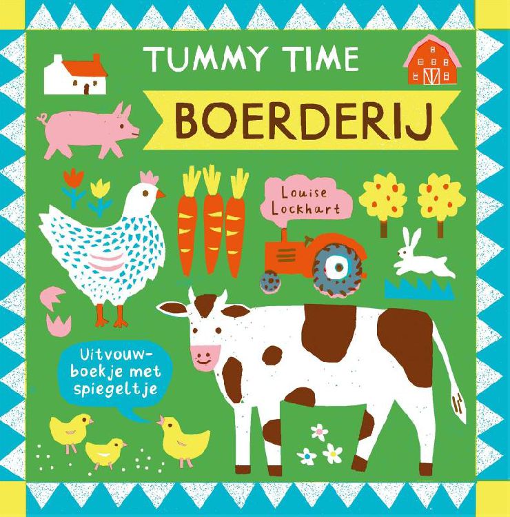 Prentenboek & -kaarten GOTTMER UITGEVERS GROEP Tummy Time - Boerderij | prentenboek