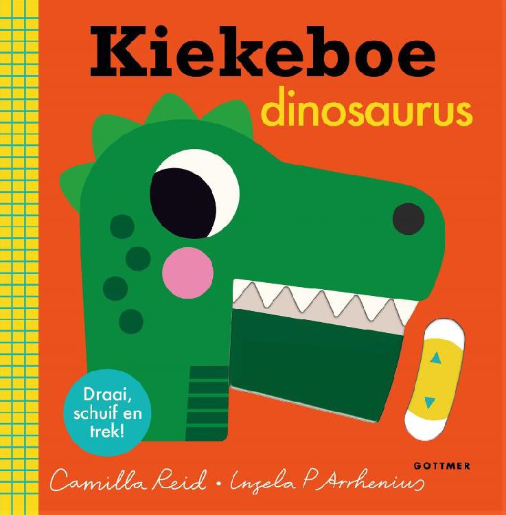 Interactief boek GOTTMER UITGEVERS GROEP Kiekeboe Dinosaurus | schuifboek