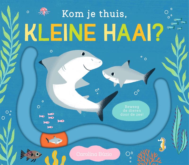 Interactief boek GOTTMER UITGEVERS GROEP Kom Je Thuis, Kleine Haai? | schuifboek