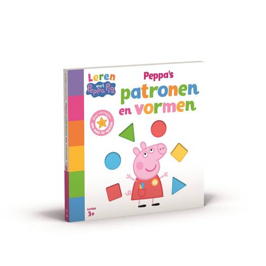 Interactief boek Big Balloon Publishers Peppa's patronen en vormen | leerboek